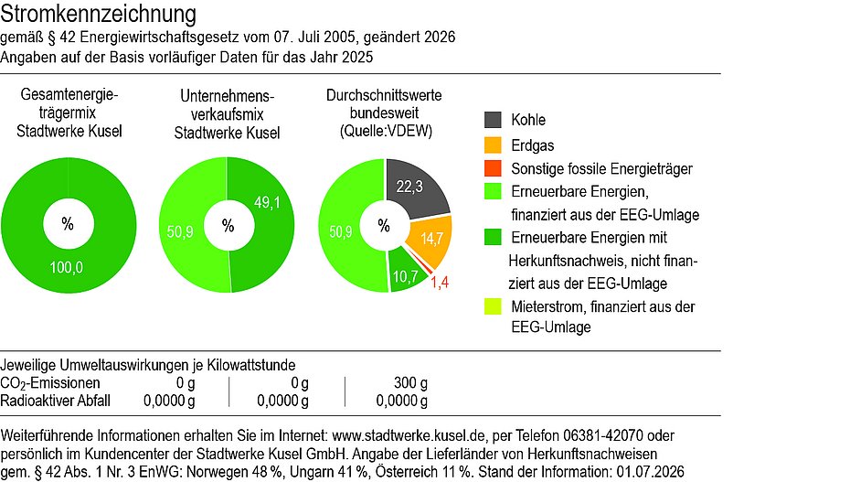 Stromkennzeichnung Grafik 2026